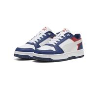 Puma Rebound Slam LO JR Sneaker, Blue Jewel-Feather Gray White, 36 EU