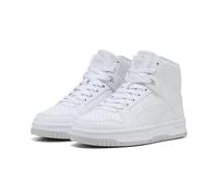 Puma Rebound Slam Mid Jr Chaussures Blanc Cool Light Gray Noir, 38 EU