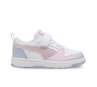 Puma Rebound V6 Lo Ac Ps Chaussures pour Fille Blanc 400594-01 32