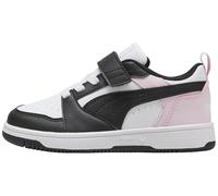 Puma Baskets Rebound V6 LO AC+ PS Blanc/Noir Rose nacré Fille 29 EU