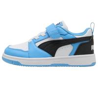 Puma Rebound V6 LO AC+ PS Sneaker, Team Light Blue Black White, 13 UK Enfant, Team Light Blue Puma Black Puma White, 32 EU