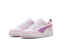 Puma Rebound V6 LO JR Sneaker, Pearl Pink-Mauve Pop White, 38 EU, Pop Puma Rose nacré Mauve Blanc, 38.5 EU