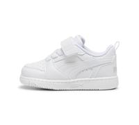 PUMA Rebound v6 Lo Toddlers' Sneakers, Chaussures, Blanc/Cool Light Gris, 27 27