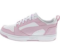 PUMA Rebound V6 Low, Basket Unisexe, PUMA White-Rose Mauve,