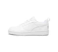 PUMA Baskets Rebound V6 Low Mixte Blanc Gris clair 45 EU