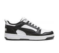 PUMA Mixte Rebound V6 Low Sneaker, White Black White, 45 EU