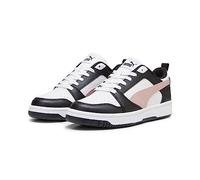 Puma Chaussures Rebound V6 Low Unisexes pour adulte Blanc/Rose/Noir 42 EU