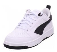 Puma Rebound V6 LOW JR Baskets pour enfants unies 393833 02, Pointure:37.5 EU