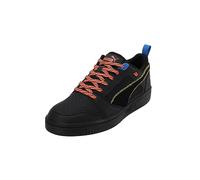Puma Rebound v6 Low Open Road Baskets décontractées pour homme, noires, taille 44,5