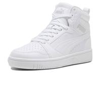 PUMA Mixte Enfant Rebound V6 Mid Jr, Puma White Cool Light Gray, 38 EU