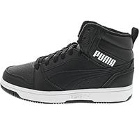 PUMA Rebound V6 Mid WTR JR Basket, Black White, 37.5 EU