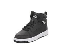 PUMA Rebound V6 Mid WTR JR Basket, Black White, 37.5 EU