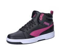 PUMA Rebound V6 Mid WTR Jr Sneaker, Black-Magenta Gleam White, 38 EU