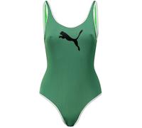Puma Rib One Piece Swimsuit Combo Vert 14 (L) Female