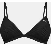 Puma Ribbed Triangle Bikini Top Womens Combinaison noire 14 (L) Female