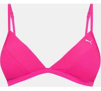 Puma Ribbed Triangle Bikini Top Womens Rose néon 12 (M) Female