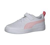 PUMA Rickie AC PS Lotus-White Chaussures en Cuir bébé Blanc/Rose 35 35