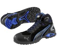 PUMA Rio Black Mid 632250-41 Chaussures montantes de sécurité S3 Pointure (EU): 41 noir, bleu 1 pc(s)