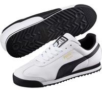 PUMA Roma Basic, Baskets Basses Homme, White-Black, 44.5 EU