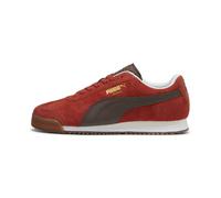 Puma Roma Suede baskets pour hommes en suede rouge