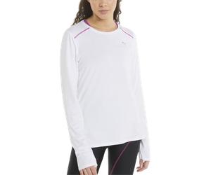 Puma RUN Cloudspun MARATHON LS Tee W Tee-shirt à manches longues L Blanc