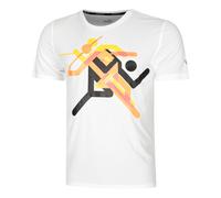 Puma Run Faster Icons Graphic Maillot De Course Hommes-Blanc,Multicouleur, Taille XXL