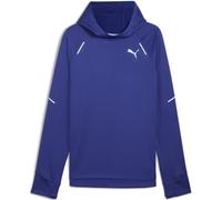 Puma RUN GRID FLEECE HOODIE Sweatshirt L Bleu