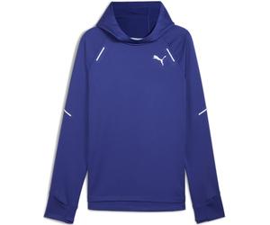 Puma RUN GRID FLEECE HOODIE Sweatshirt L Bleu