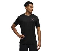 PUMA Run Illustration Graphic Maillot de Course Hommes Noir Black S