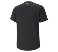 PUMA Run Logo SS T-Shirt Homme, Noir, S