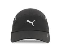 PUMA Casquette visière courte à cinq empiècements Runner, Accessoires, Noir, OSFA OSFA