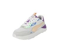 PUMA Runtamed Platform Baskets pour Femme, Cieli Blu Ultravioletti Bianchi Noix de cajou du Brouillard D Argent, 38 EU