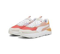 PUMA Runtamed Platform Baskets pour Femme, Poppy Pink Puma White Electric Blush Blanc Chaud, 39 EU