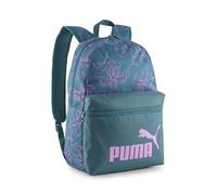 PUMA Sac à Dos avec Motif intégral Phase (22 L) OneSize, Emerald Ice Rosy Outlook Floral AOP Green Pink