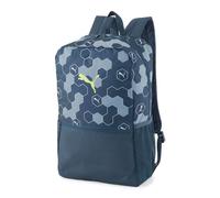 PUMA Sac à dos de loisirs bleu foncé blanc pour femme et homme - Beta Backpack Dark Night-Logo Hexagon AOP 213051