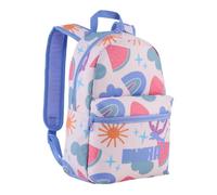 PUMA Sac à dos bleu beige pour fille et garçon - Phase AOP Small Backpack Jasmine Flower - Summer AOP 335107