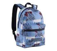 PUMA Sac à dos gris bleu baie pour fille et garçon - Phase AOP Small Backpack Cool Blue 316348