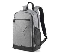 PUMA Sac à dos gris noir pour femme et homme - Buzz Backpack Medium Gray Heather 185146
