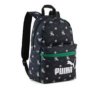PUMA Sac à dos noir blanc pour fille et garçon - Phase Super AOP Backpack S Puma Black - Super Puma AOP 336416