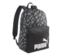 PUMA Sac à dos noir gris pour femme et homme - Phase AOP Backpack Black - Letter Camo 232213