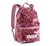 PUMA Sac à dos rouge foncé rose pour fille et garçon - Phase AOP Small Backpack Ruby Shimmer - Nature 2.0 315332