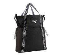 PUMA Sac à épaule noir blanc pour femme AT ESS Tote Bag Puma Black 276309