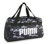 PUMA Sac à épaule noir pour femme et homme - Challenger Duffel Bag S Puma Black - Logo AOP 232212