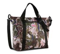 PUMA Sac shopper vert olive rose pour femme - AT ESS Shopper Loden Green - Rosy Outlook - Concept 2 336064