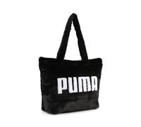 PUMA Sac shopping en fausse fourrure UP Enfant et Adolescent (17 L), Accessoires, Noir, OSFA OSFA