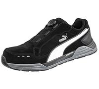 PUMA Safety AIRTWIST Chaussures de sécurité basses S3 ESD HRO SRC avec embout en fibre de verre, protection anti-perforation, antidérapantes, résistantes à la chaleur, sans métal pour homme, Disque