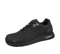 PUMA Safety Bounce S3S Chaussures de sécurité antidérapantes sans métal et imperméables Idéal comme chaussures de cuisine et baskets de travail Noir, Noir , 43 EU