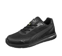 PUMA Safety Epic Chaussures de sécurité antidérapantes S3S, sans métal, imperméables, idéales comme chaussures de cuisine et baskets de travail, noires, Noir , 44 EU