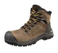 PUMA Safety Iron HD MID Chaussures de sécurité S3S Embout en fibre de verre Protection anti-perforation Imperméable Antidérapant Homme, marron, 43 EU