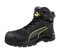 PUMA Safety Rock Heavy Duty Waterproof Boot Blakc/Yellow